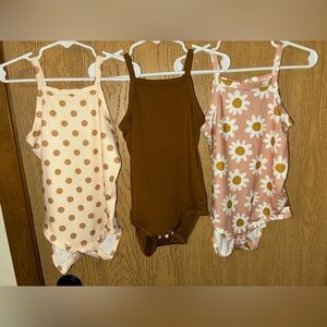 3 pack spaghetti strap onesies